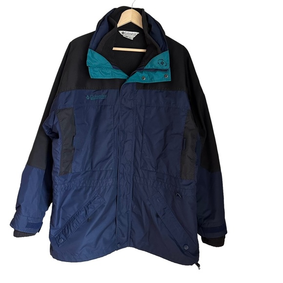 Columbia Mens‎ Blue Waterproof Westridge Winter Jacket with Fleece Lining Size L - Picture 16 of 16